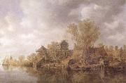 Jan josephsz van goyen, River Landscape